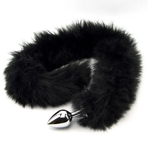 Furry Fantasy Black Panther Tail Butt Plug - Image 2