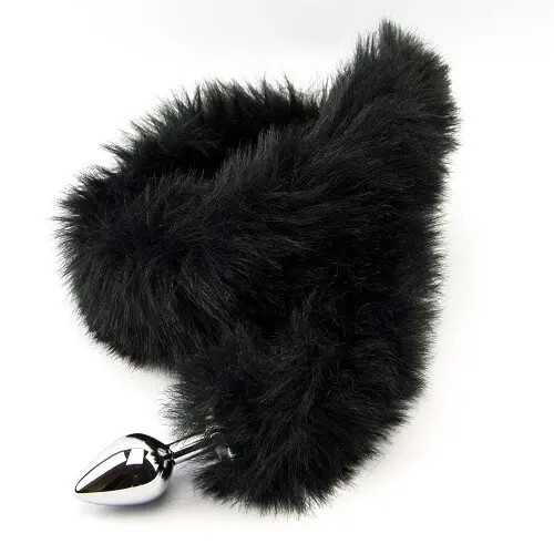 Furry Fantasy Black Panther Tail Butt Plug - Image 4