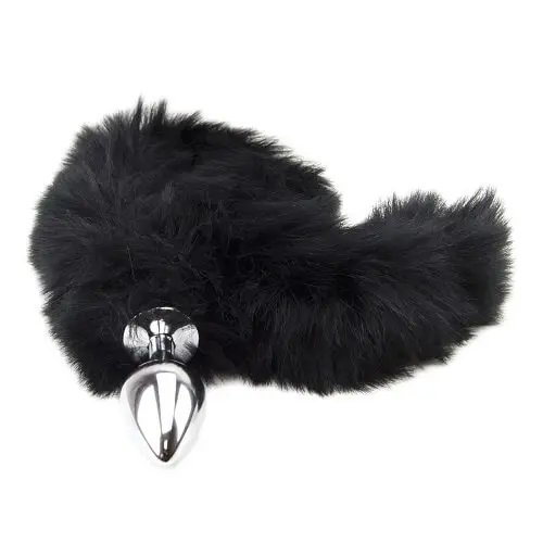 Furry Fantasy Black Panther Tail Butt Plug - Image 5