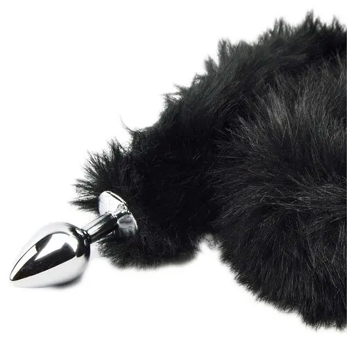 Furry Fantasy Black Panther Tail Butt Plug - Image 6