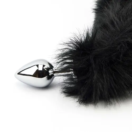 Furry Fantasy Black Panther Tail Butt Plug - Image 7