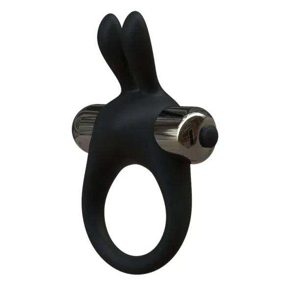 JoyRings Silicone Rabbit Vibrating Cock Ring - Image 2