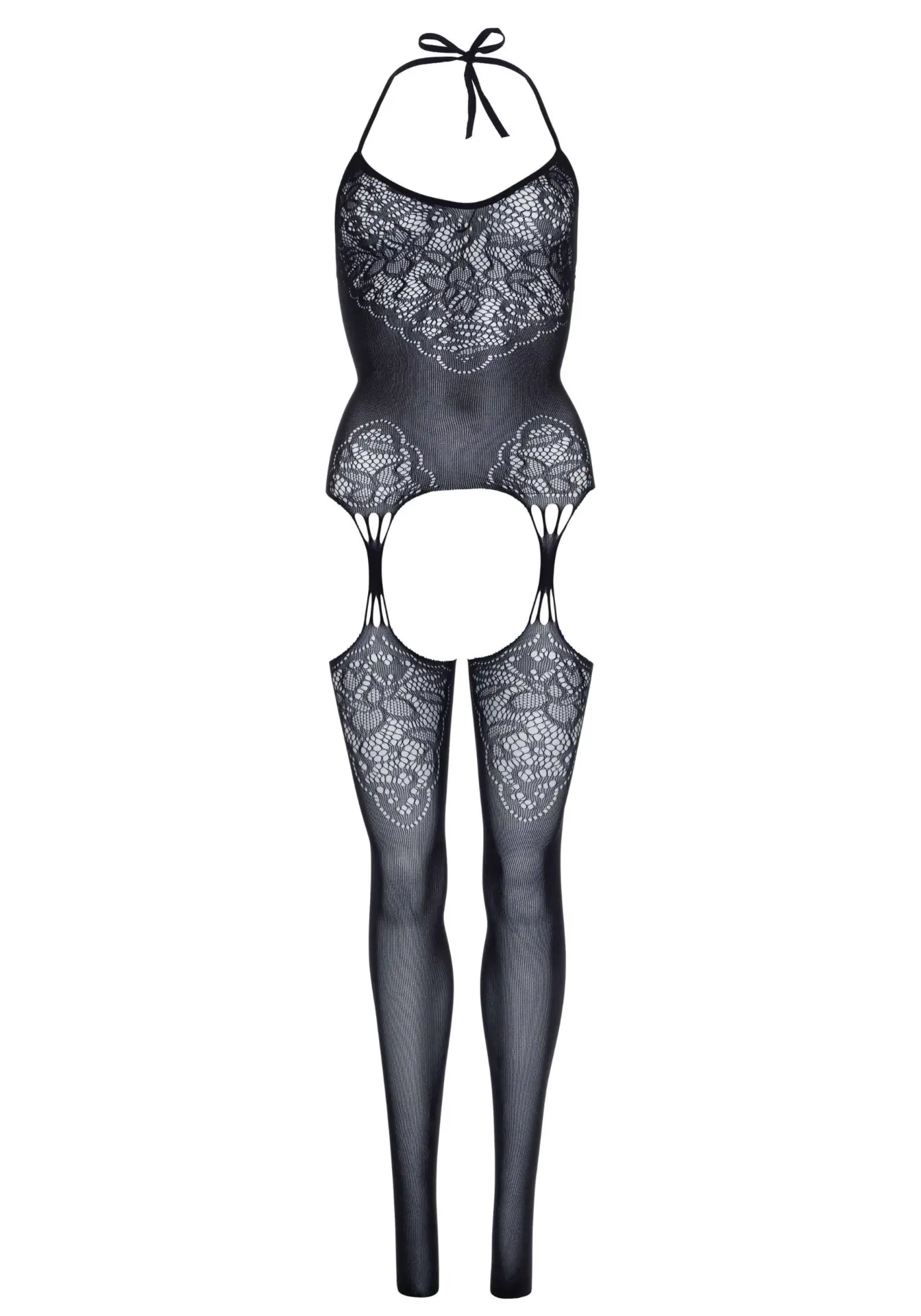 Leg Avenue Lace Suspender Bodystocking One Size - Image 4