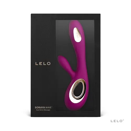 Lelo Soraya Wave Dual Action Vibrator Deep Rose - Image 2