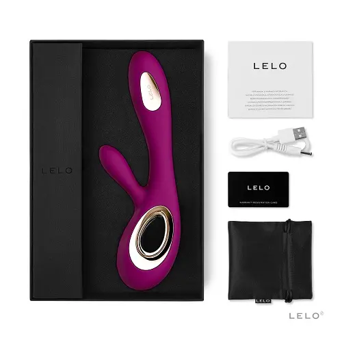 Lelo Soraya Wave Dual Action Vibrator Deep Rose - Image 4