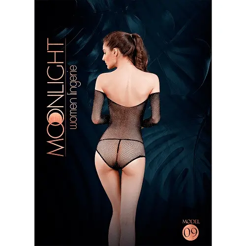 Moonlight Black Off the Shoulder Sparkle Body One Size - Image 4