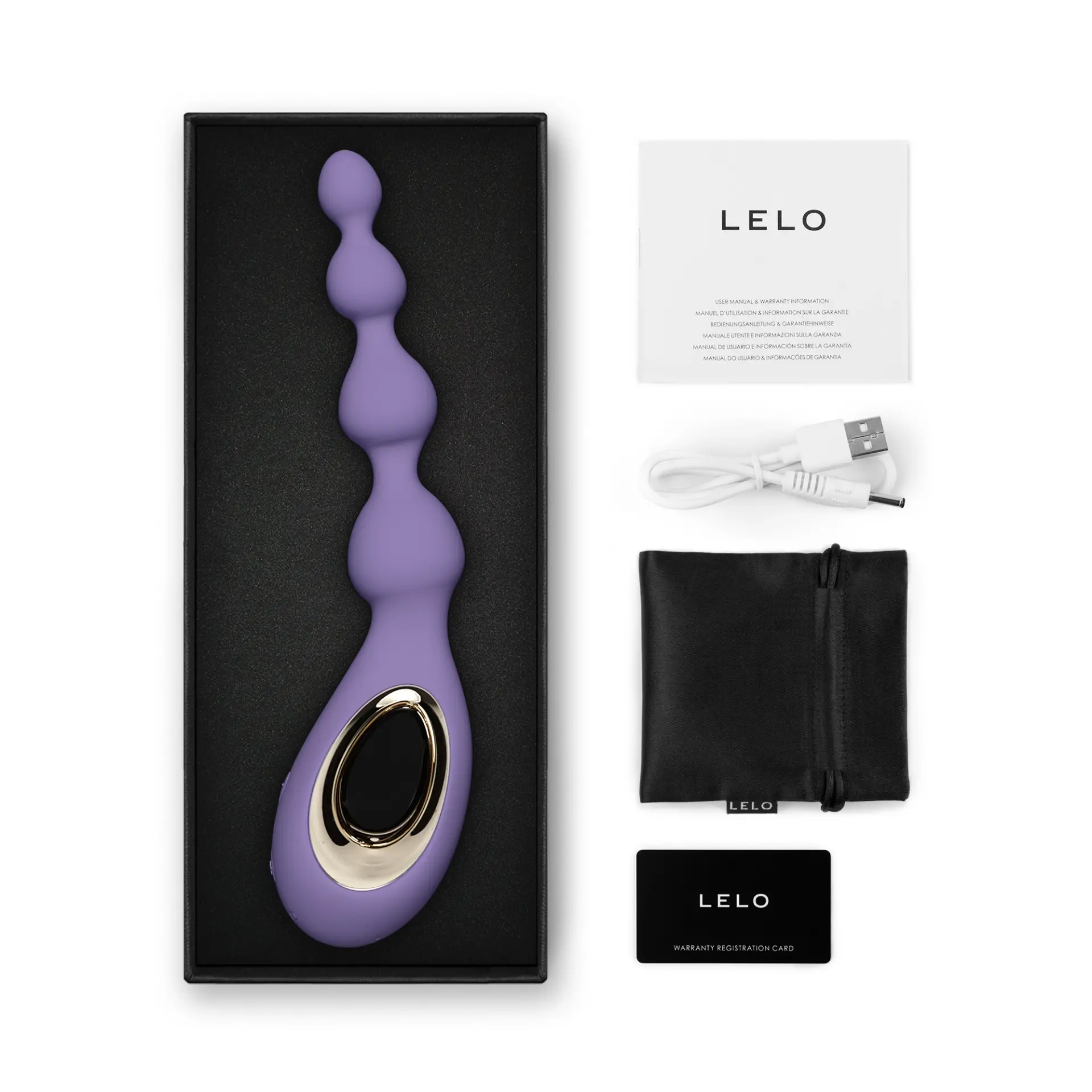 LELO Soraya Anal Beads Violet Dusk - Image 3