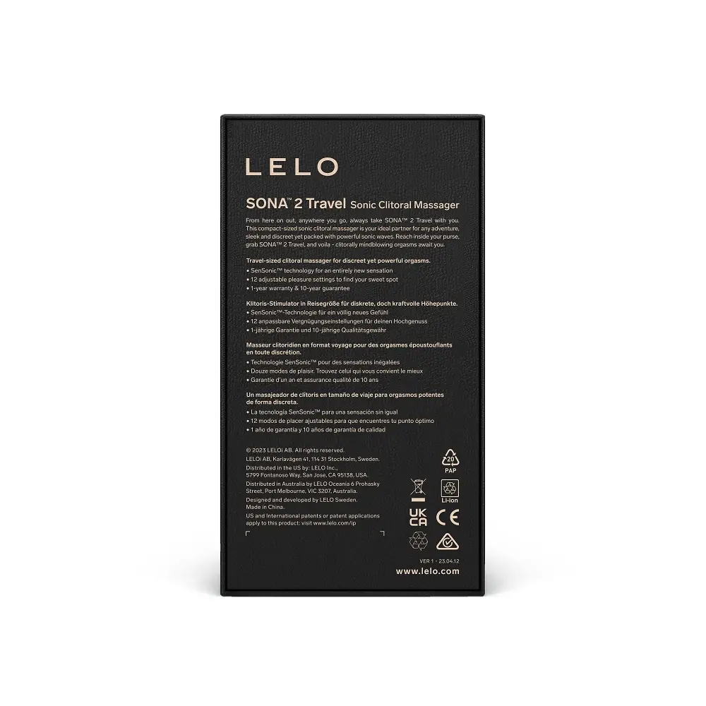 LELO Sona 2 Travel Clitoral Massager Purple - Image 5
