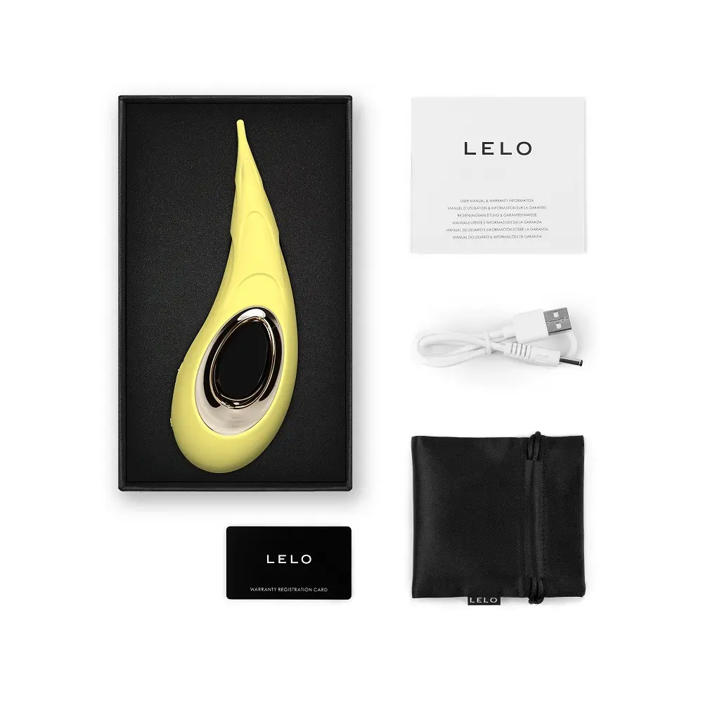 LELO Dot Cruise Clitoral Vibrator Lemon Sorbet - Image 3
