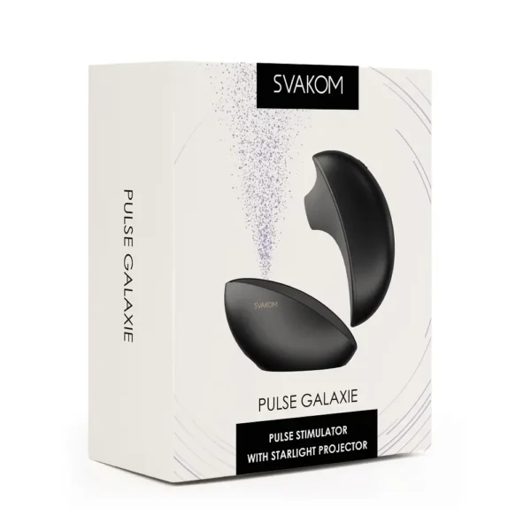 Svakom Galaxie Suction Vibrator with Mood Projector Midnight Black - Image 11