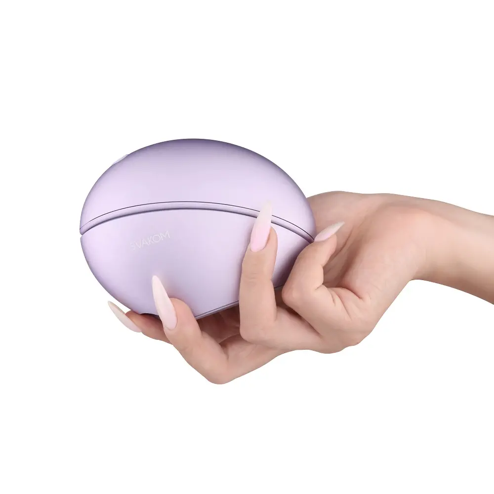 Svakom Galaxie Suction Vibrator with Mood Projector Metallic Lilac - Image 6