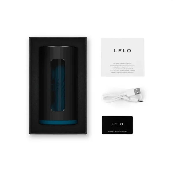 LELO F1S V3 AI Interactive Male Masturbator Blue - Image 2