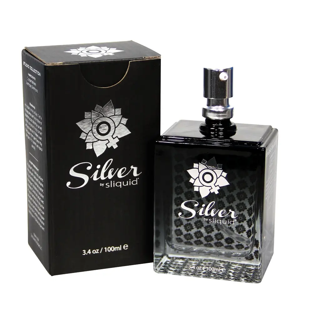 Sliquid Naturals Silver Studio Collection Silicone Lubricant-100ml - Image 3