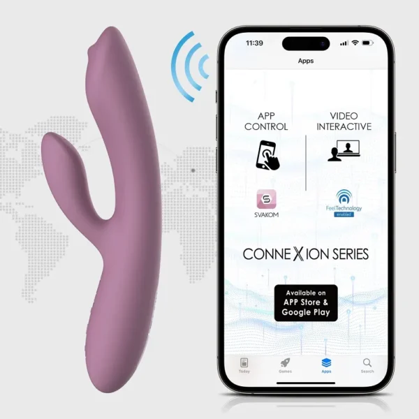 Svakom Trysta Neo Targeted Rolling G-Spot Rabbit Vibrator - Image 11