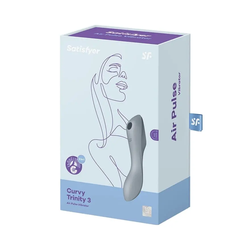 Satisfyer Curvy Trinity 3 Vibrator bluegrey - Image 2