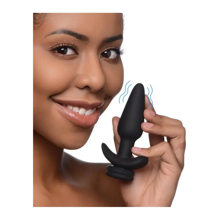 Tailz Interchangeable 10X Vibrating Small Silicone Anal Plug With Remote - Image 3