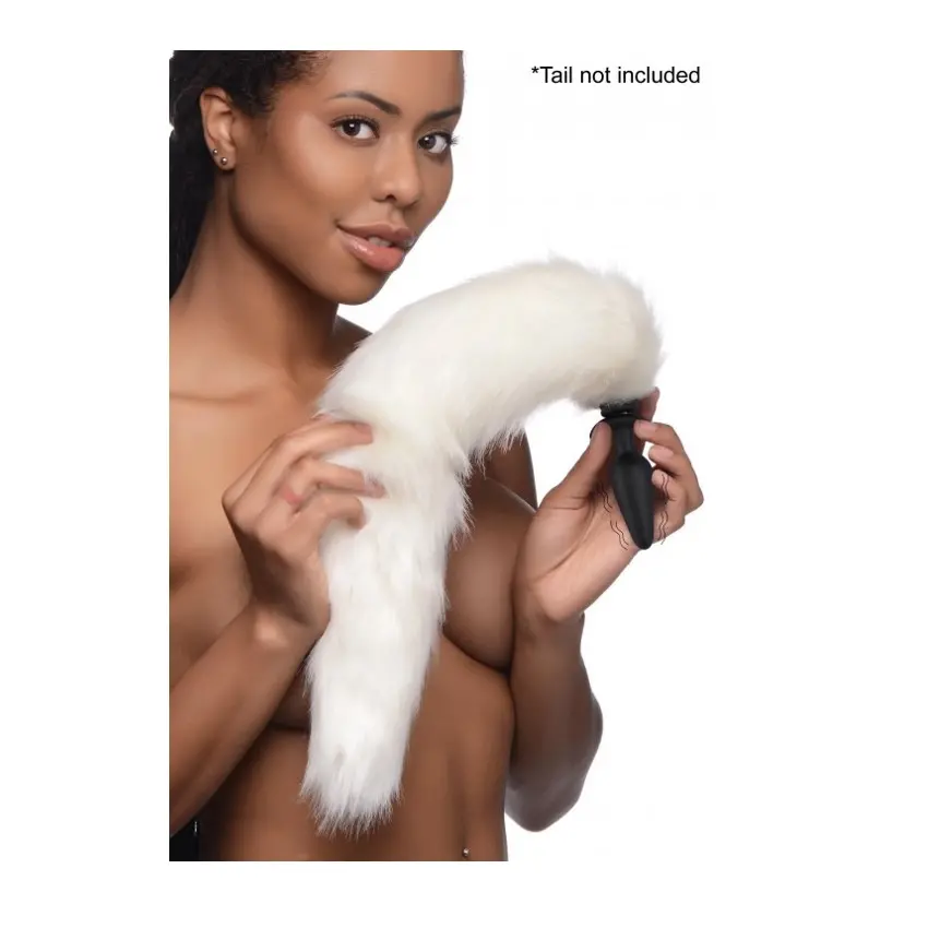 Tailz Interchangeable 10X Vibrating Small Silicone Anal Plug With Remote - Image 4