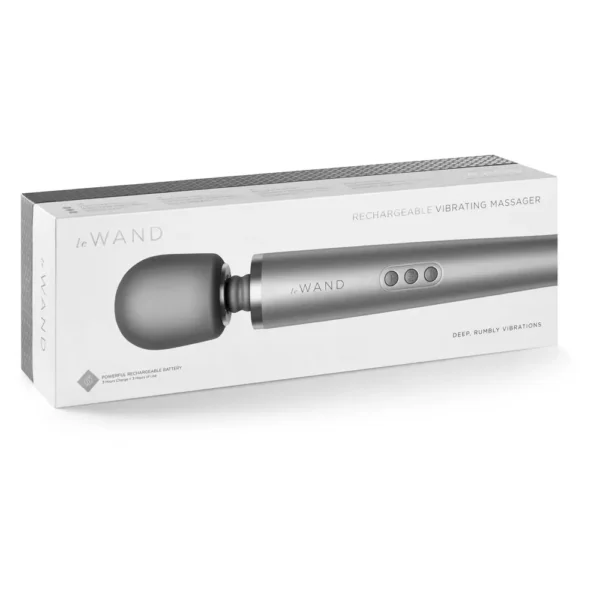 Le Wand Rechargeable Massager Grey - Image 2