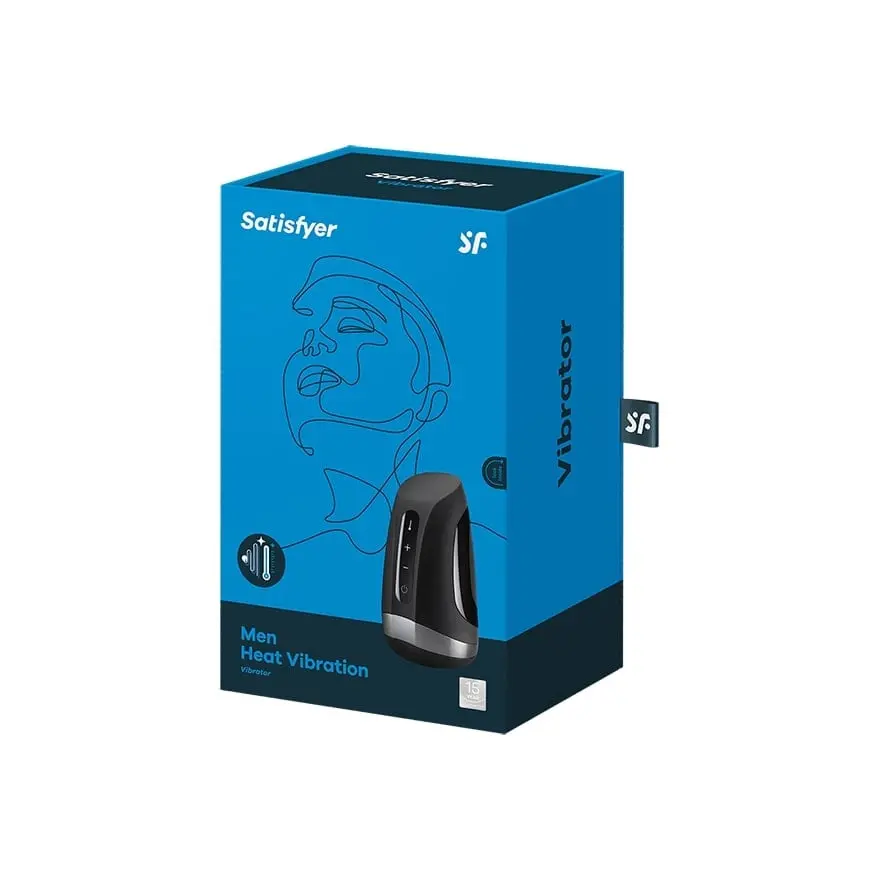 Satisfyer Men Heat Vibration Masturbator Black - Image 2