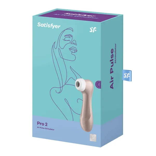 Satisfyer Pro 2 Gold Air Pulse Stimulator - Image 2