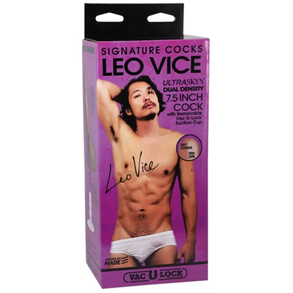 Signature Cocks Leo Vice 7.5 Inch Ultraskyn Cock with Removable Vac-U-Lock Suction Cup - Image 3