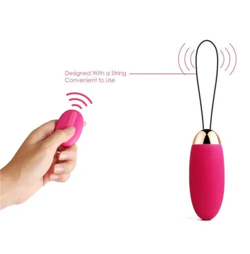 Svakom Elva Remote Control Vibrating Bullet - Red - Image 8