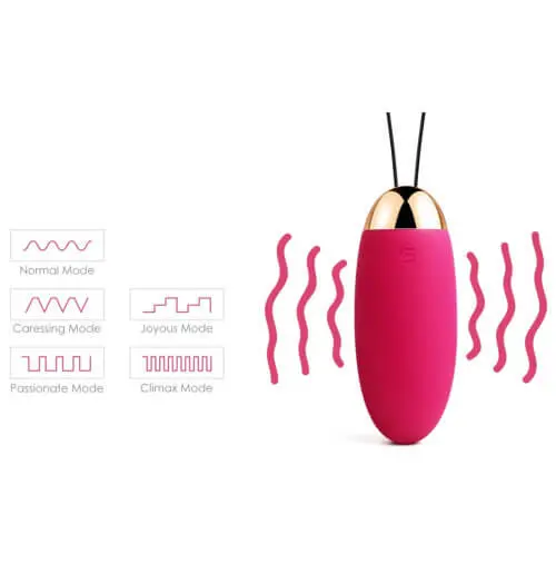 Svakom Elva Remote Control Vibrating Bullet - Red - Image 12