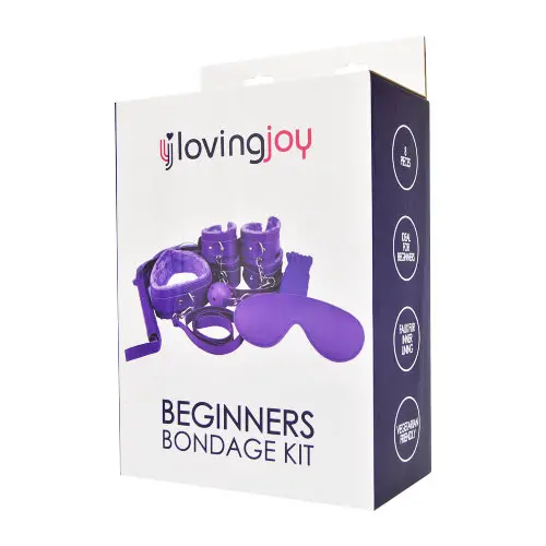 Loving Joy Beginner's Bondage Kit Purple (8 Piece) - Image 11