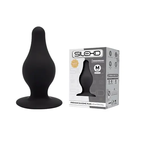 SilexD Dual Density Tapered Silicone Butt Plug Medium - Image 2