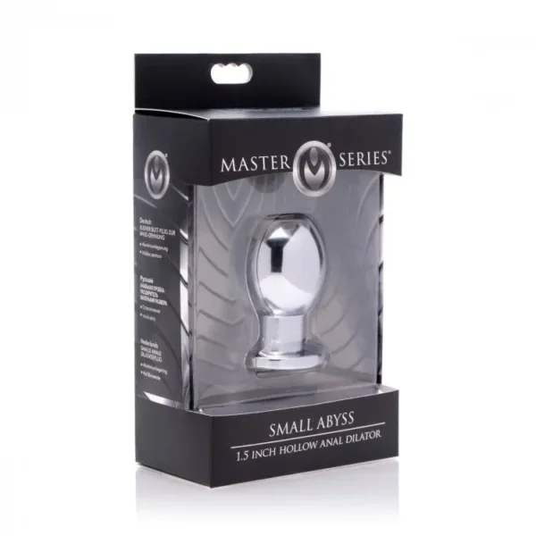 Master Series Large Abyss 1.9 Inch Hollow Anal Dilator - Image 7