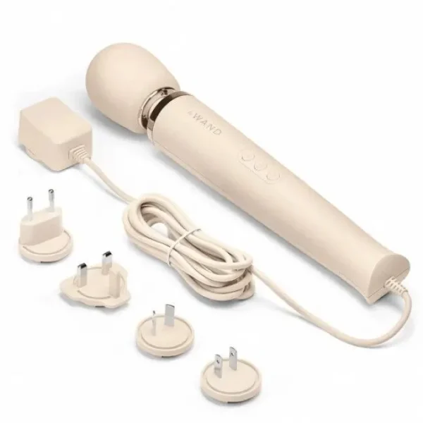 Le Wand Powerful Plug In Vibrating Massager Cream - Image 4