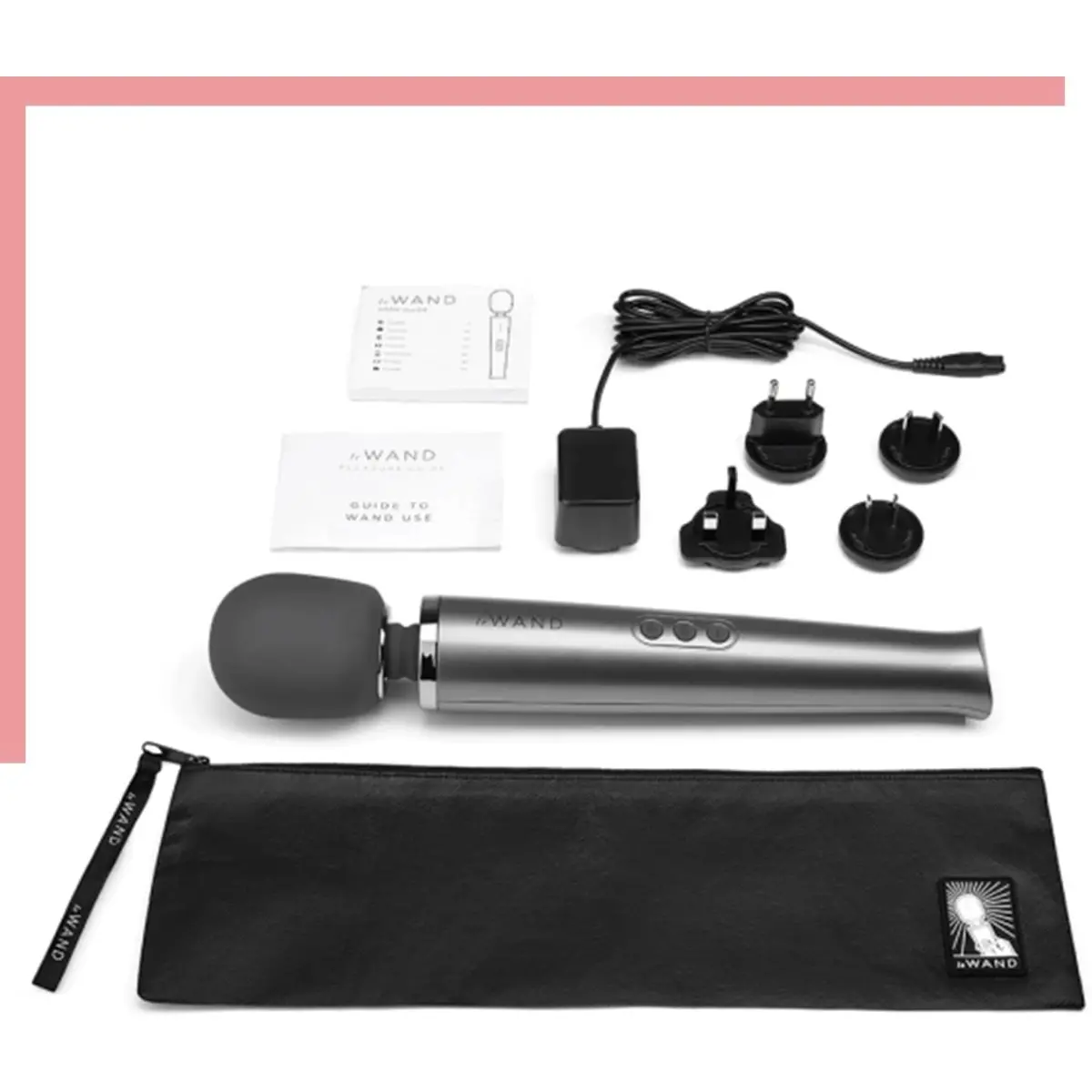 Le Wand Rechargeable Massager Grey - Image 9