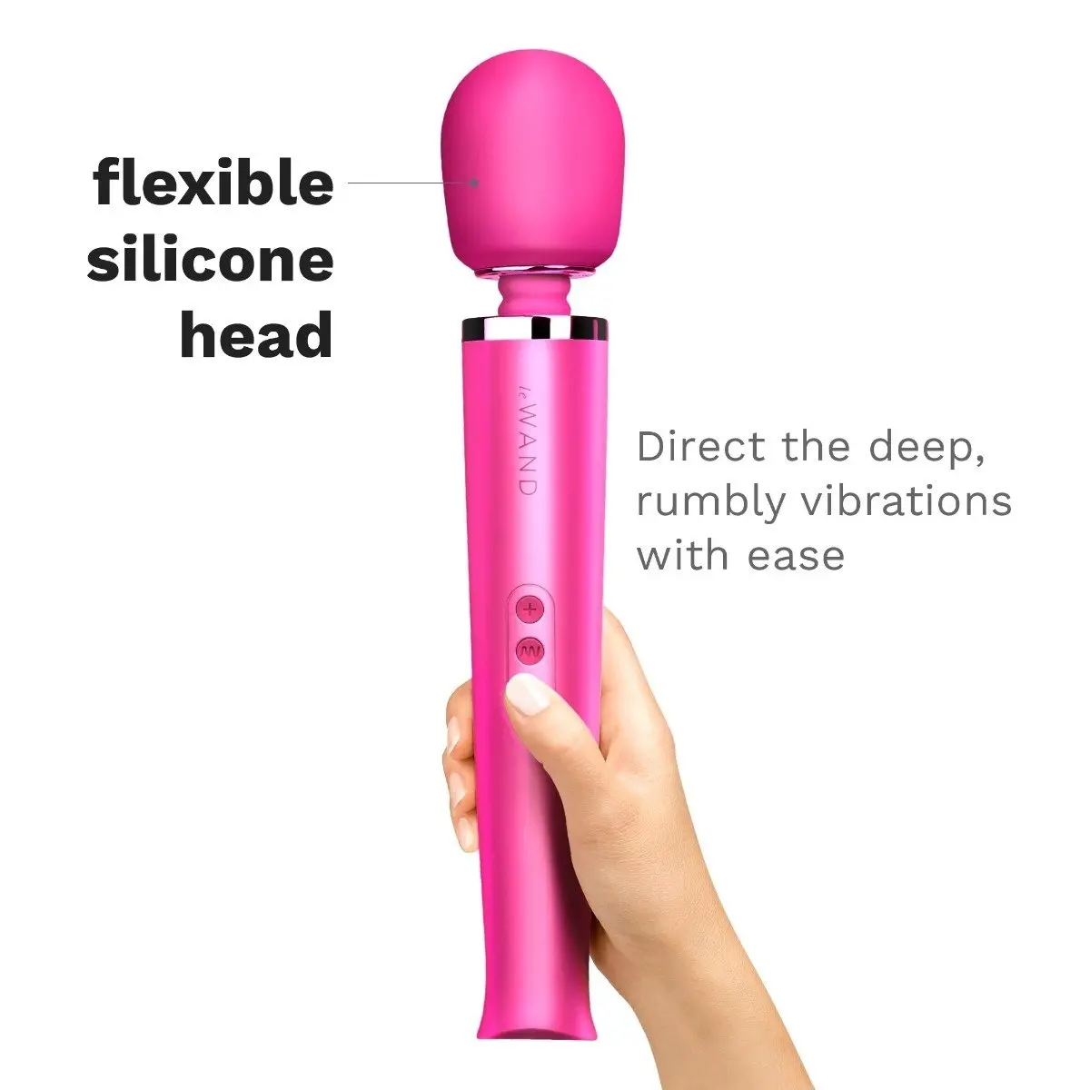 Le Wand Rechargeable Vibrating Massager Magenta - Image 5