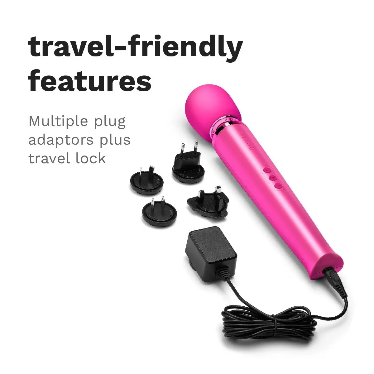 Le Wand Rechargeable Vibrating Massager Magenta - Image 7