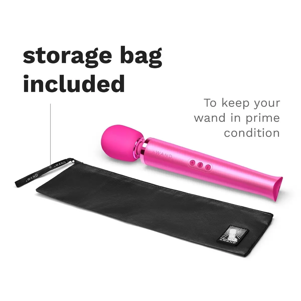 Le Wand Rechargeable Vibrating Massager Magenta - Image 8