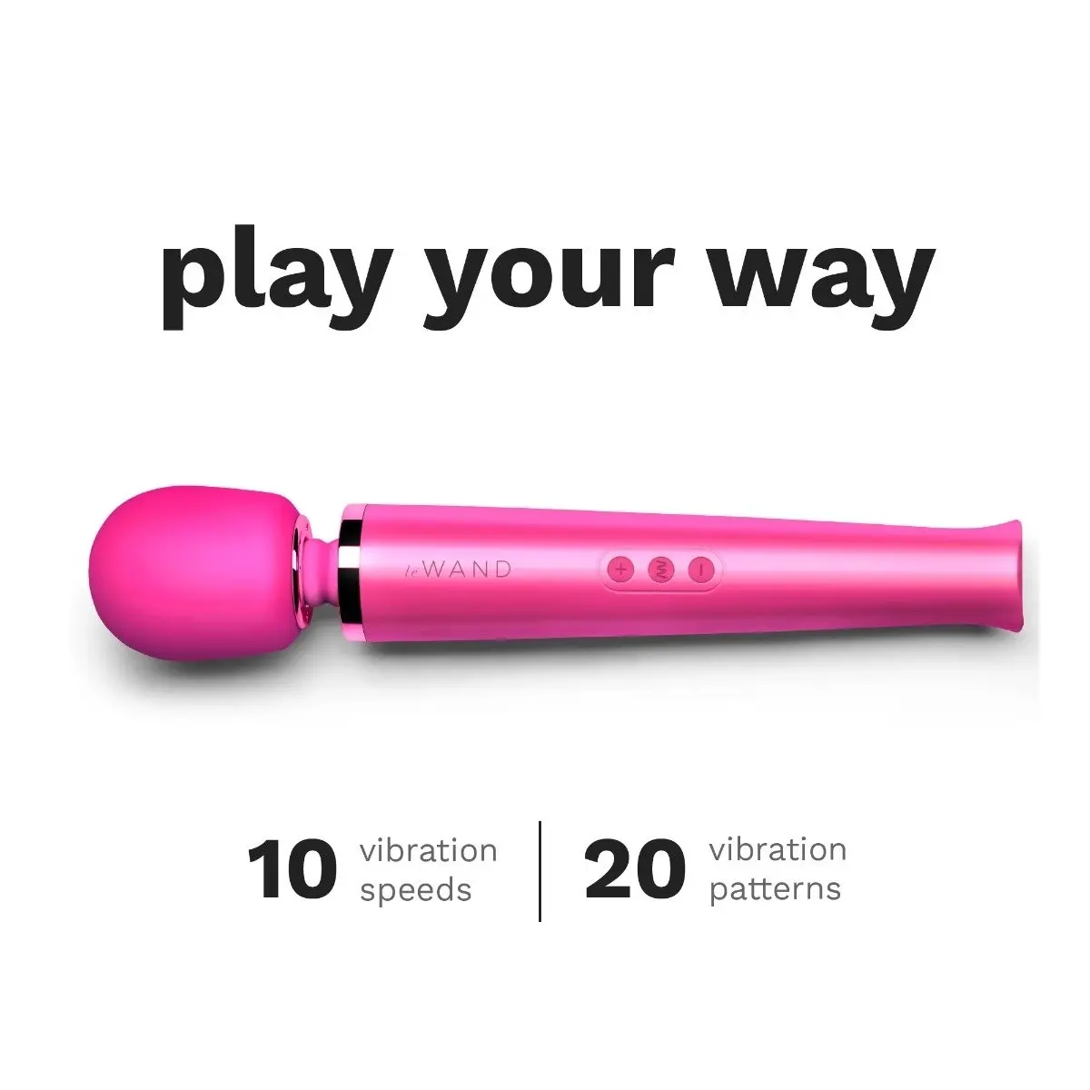 Le Wand Rechargeable Vibrating Massager Magenta - Image 9