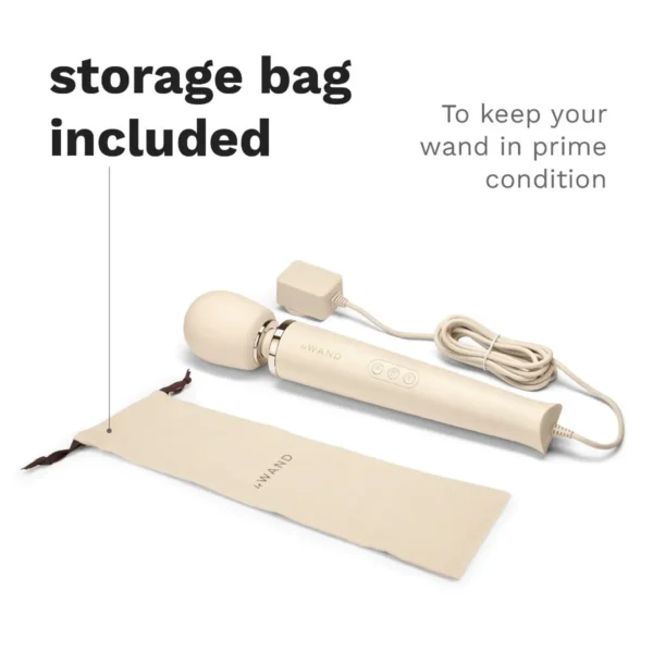 Le Wand Powerful Plug In Vibrating Massager Cream - Image 9