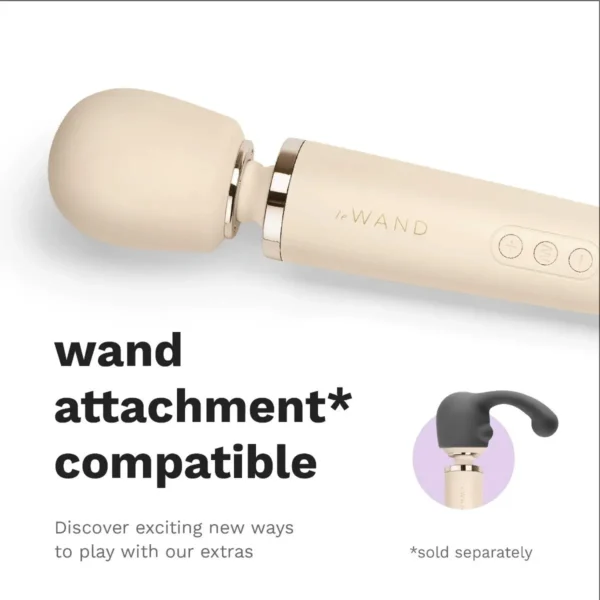 Le Wand Powerful Plug In Vibrating Massager Cream - Image 10