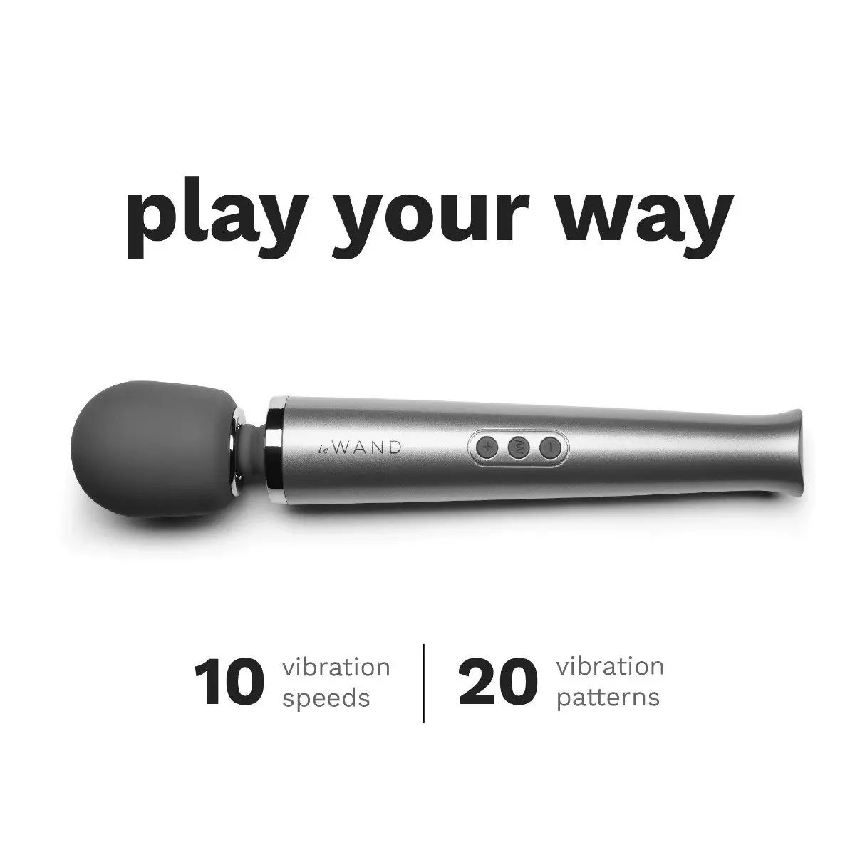 Le Wand Rechargeable Massager Grey - Image 11