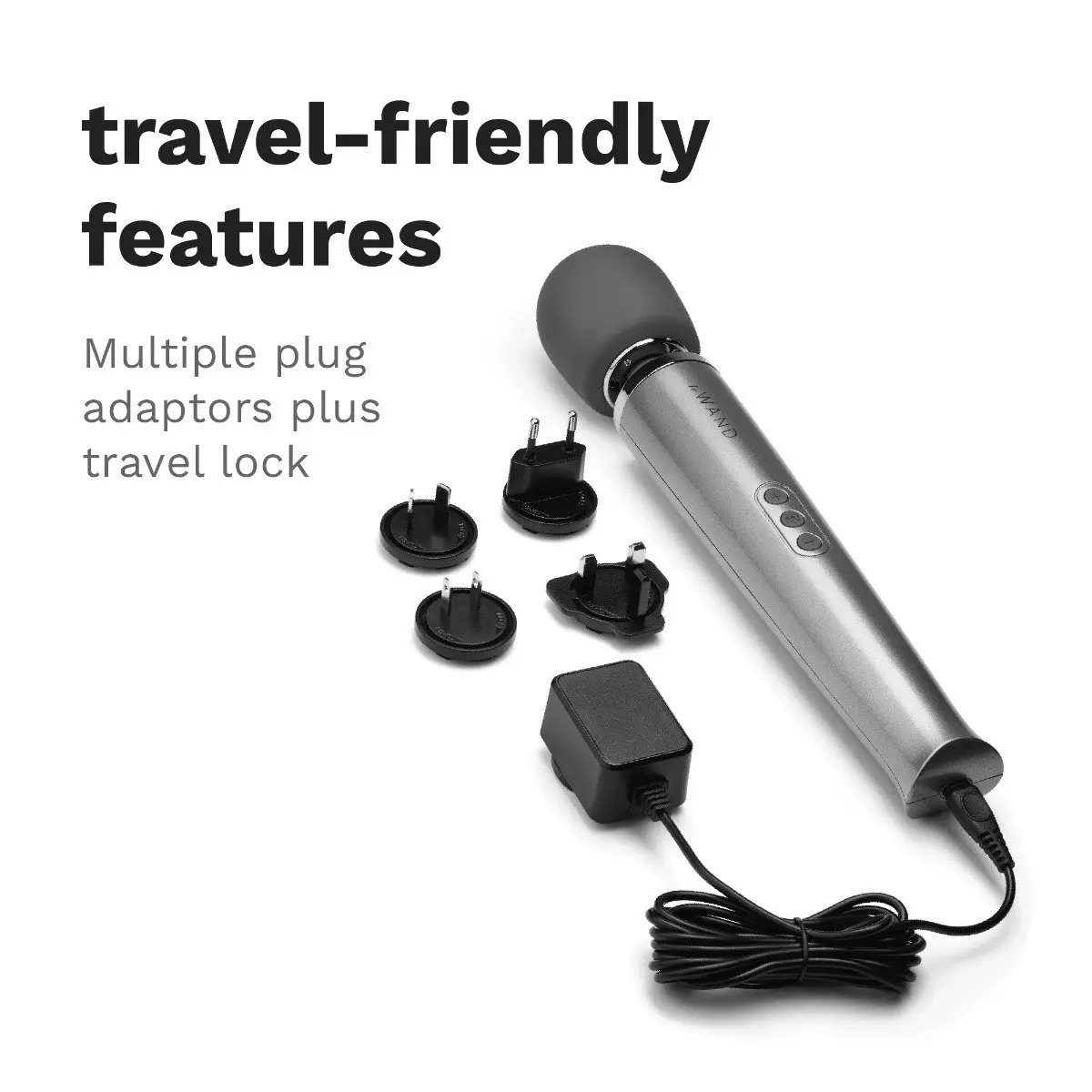 Le Wand Rechargeable Massager Grey - Image 13
