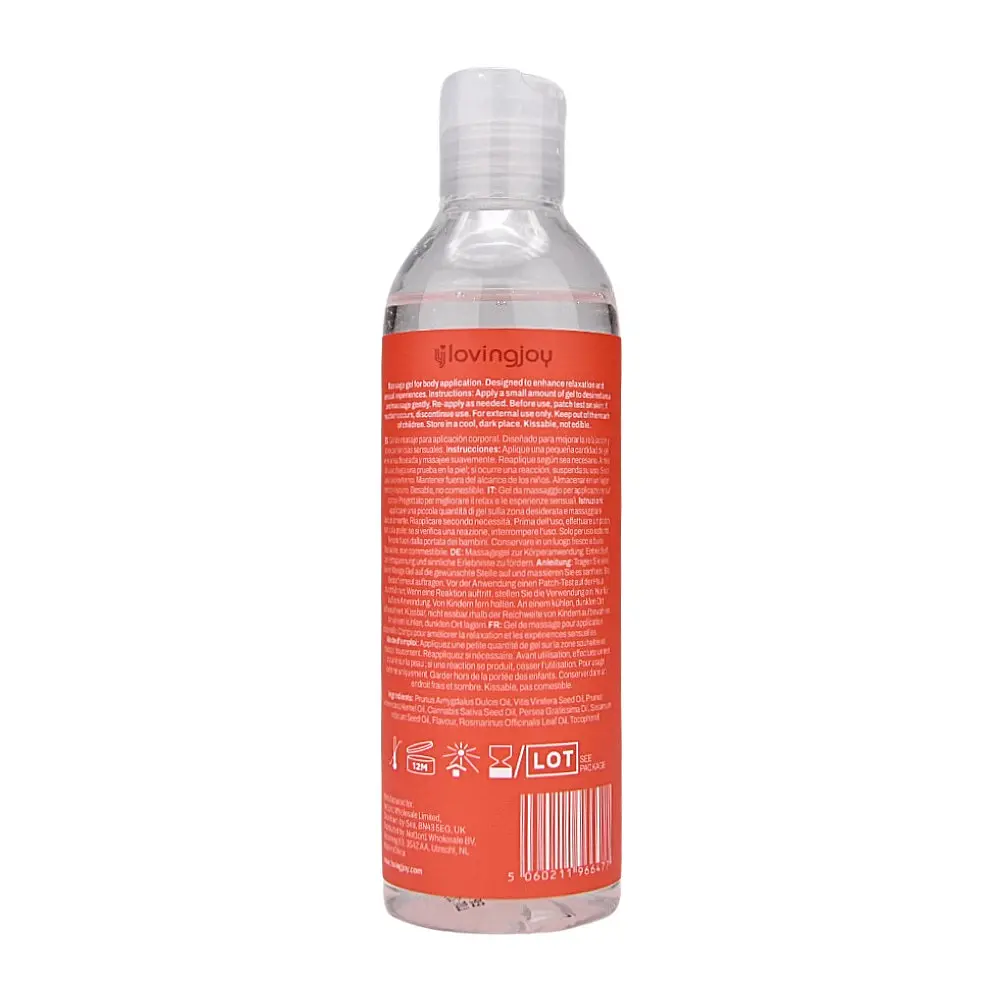 Loving Joy Strawberry Massage Gel 250ml - Image 3