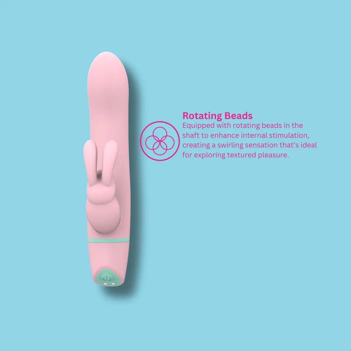 Mina Ripple Vibrating & Rotating Rabbit Vibrator - Image 7