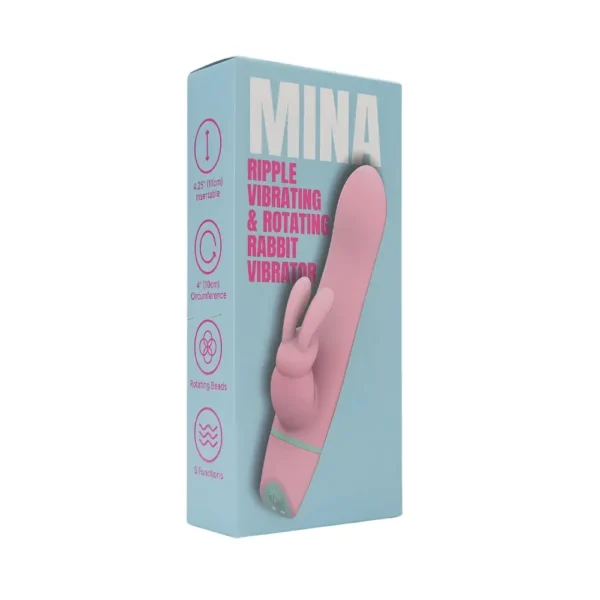 Mina Ripple Vibrating & Rotating Rabbit Vibrator - Image 11
