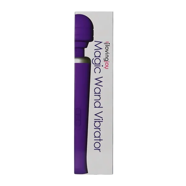 Loving Joy Rechargeable Magic Wand Vibrator Purple - Image 5