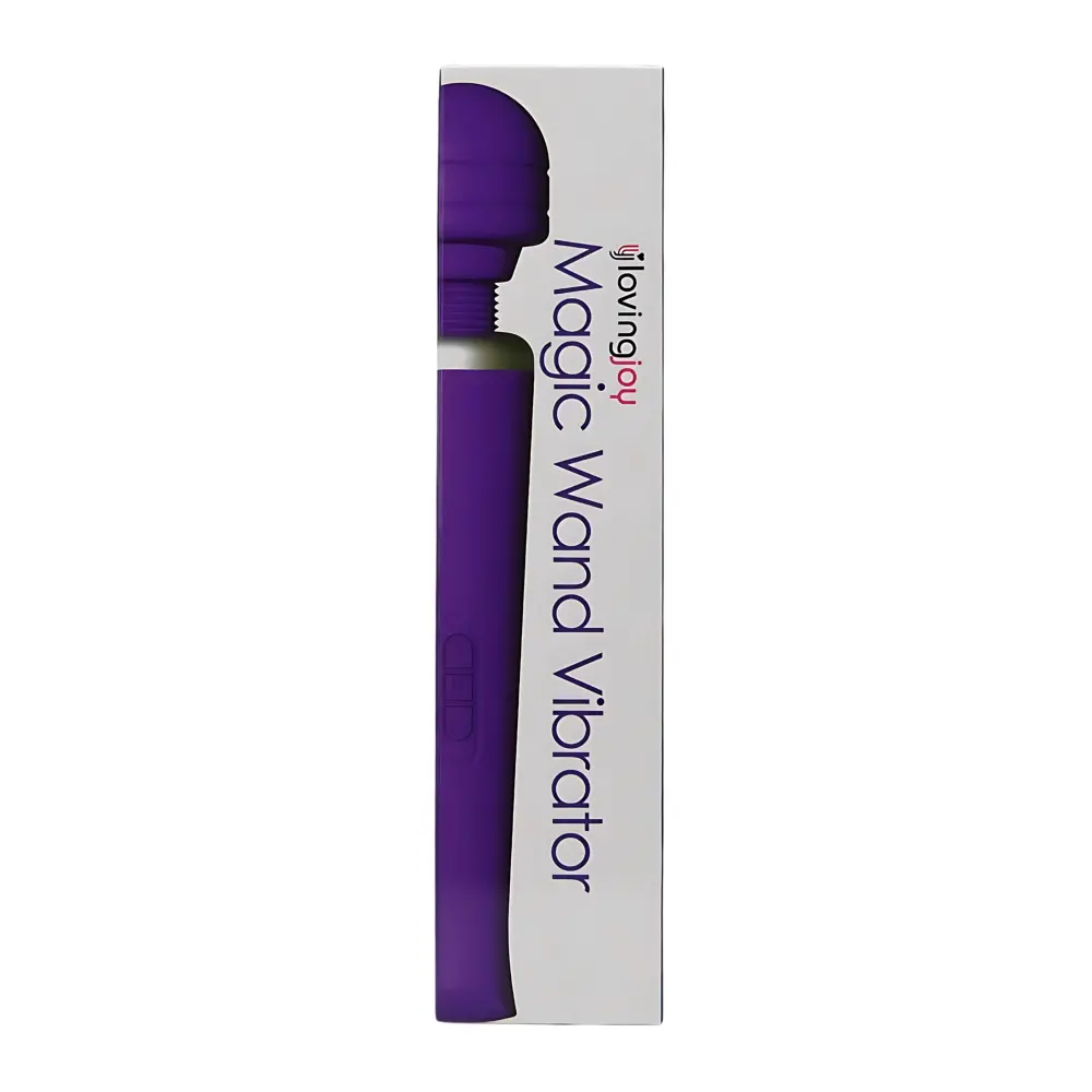 Loving Joy Rechargeable Magic Wand Vibrator Purple - Image 5
