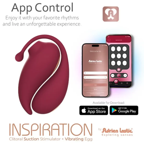 Adrien Lastic Inspiration Clitoral Suction Stimulator and Vibrating Egg - Image 13
