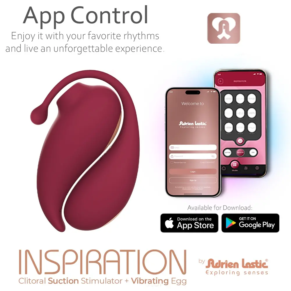 Adrien Lastic Inspiration Clitoral Suction Stimulator and Vibrating Egg - Image 13