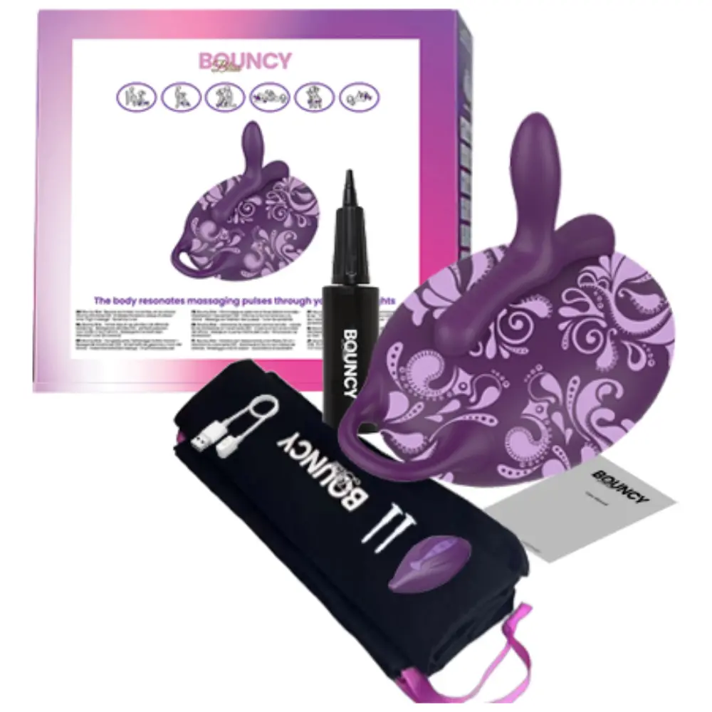Bouncy Bliss Classic Sit-On Vibrator with Rechargeable Remote Control - Image 5