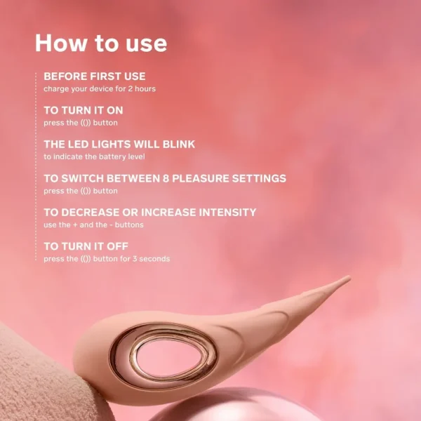 LELO Dot Cruise Clitoral Vibrator Peach Please - Image 9