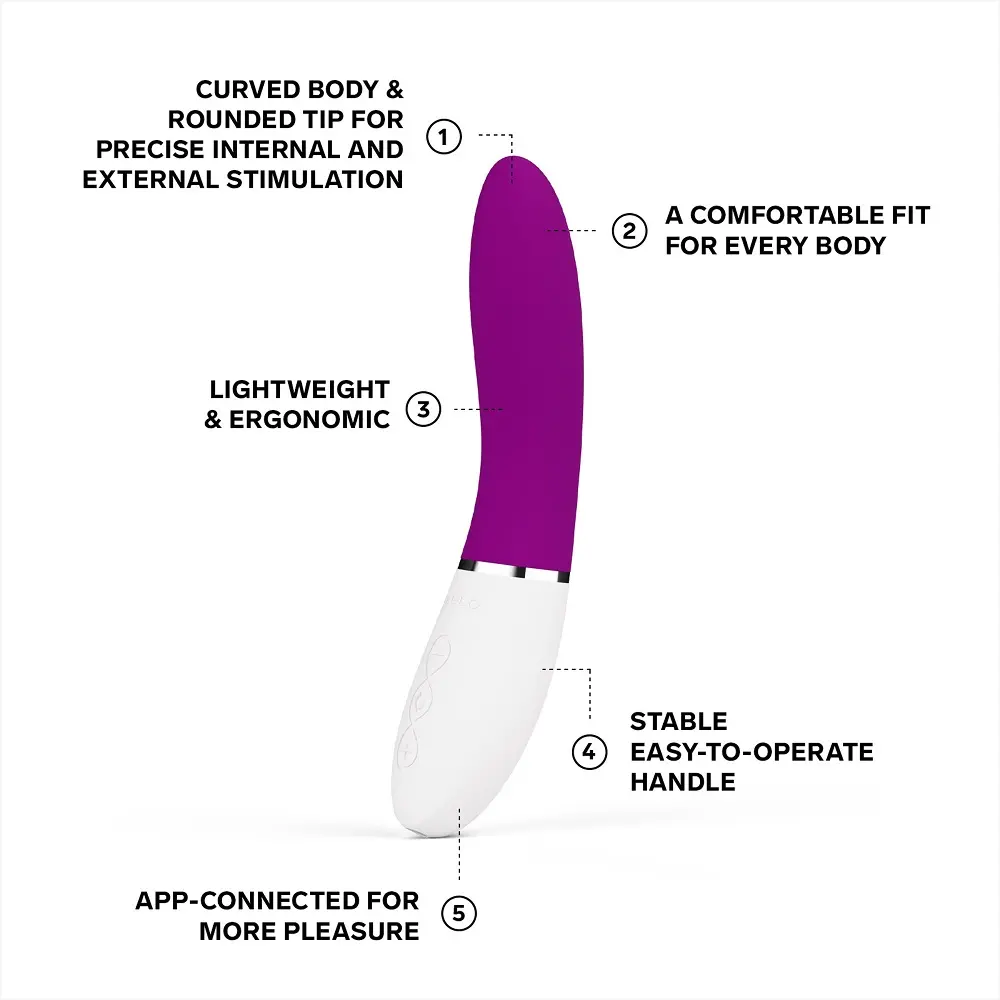 LELO LIV 3 App Controlled G-Spot Vibrator Deep Rose - Image 3